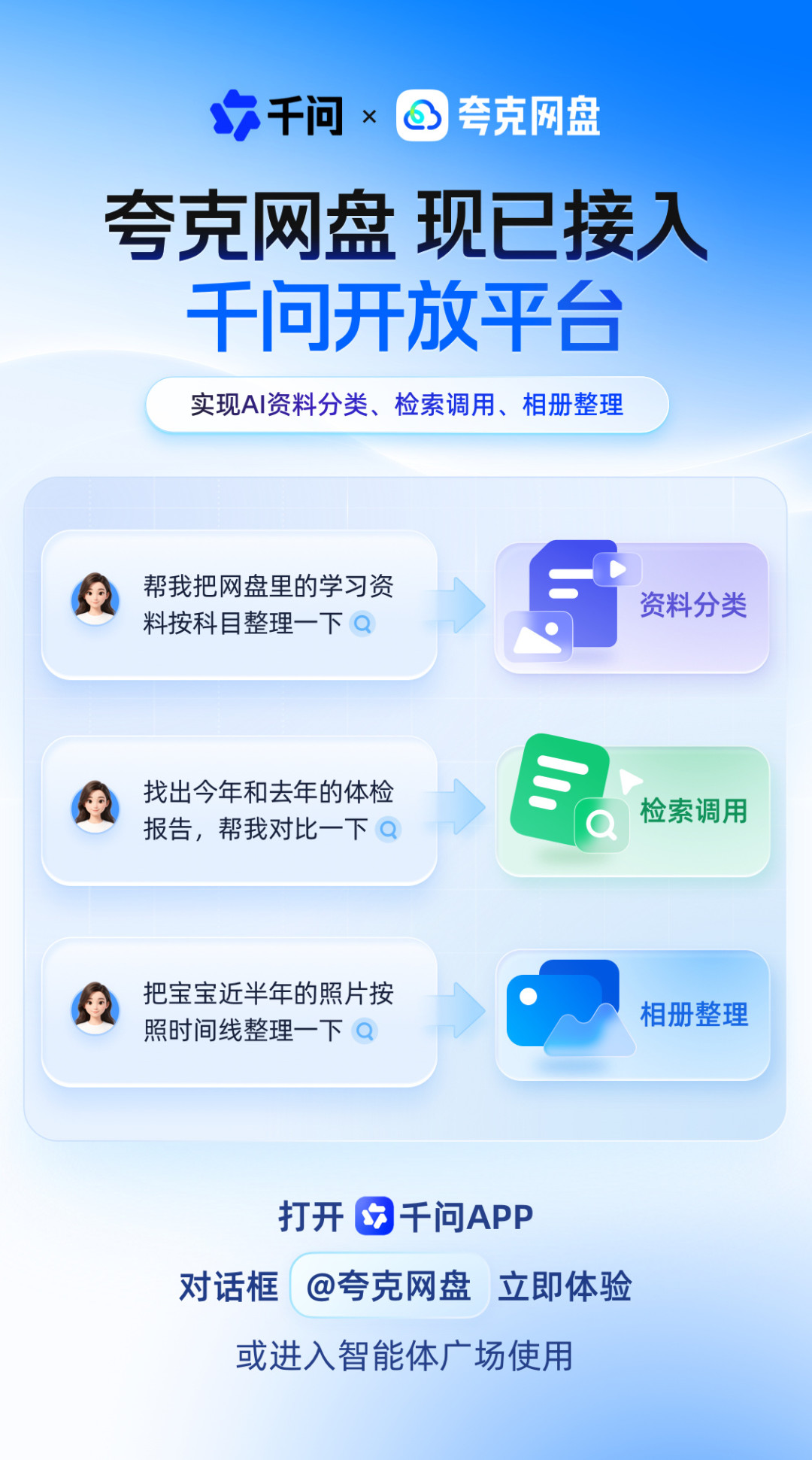 夸克网盘对AI开门了:一句话找文件、整理相册,但授权前先把这3笔账算清楚