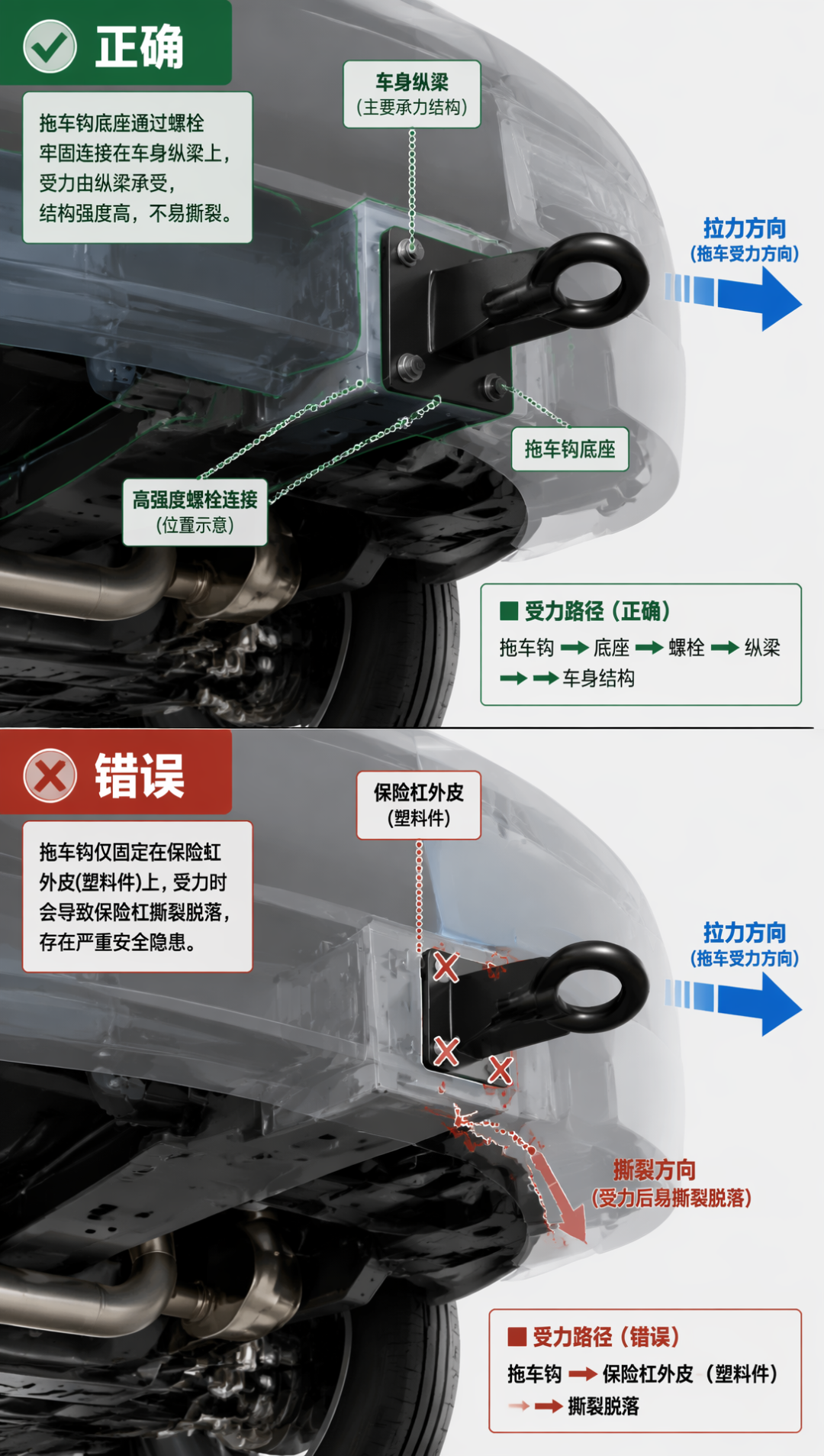 皮卡装拖车球之前,先看行驶证上那一栏:拖挂资质、700公斤分数线和