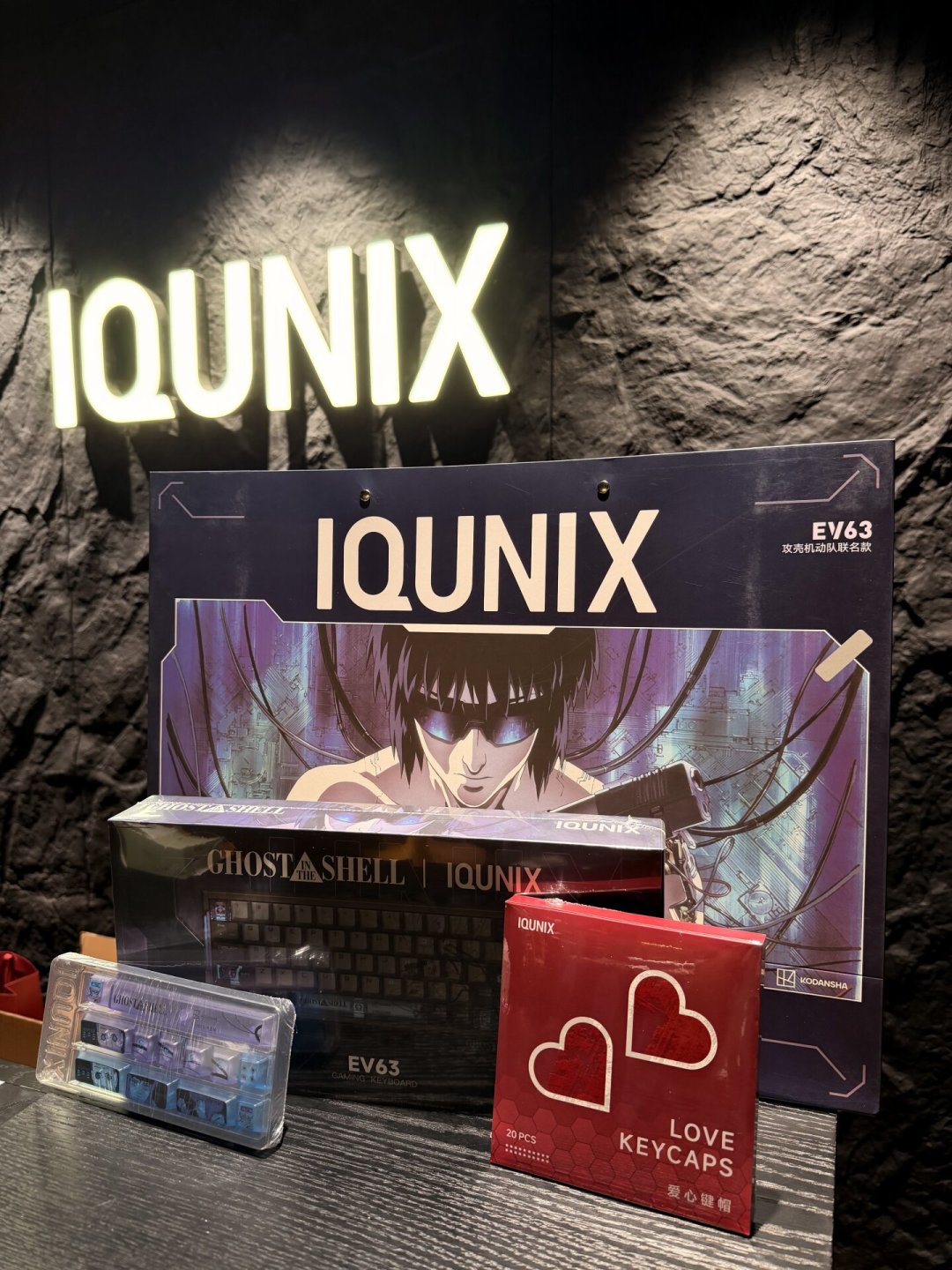《攻壳机动队》新番开播,联名键盘官方渠道断货:1599元的IQUNIX EV63,IP粉有三条路线