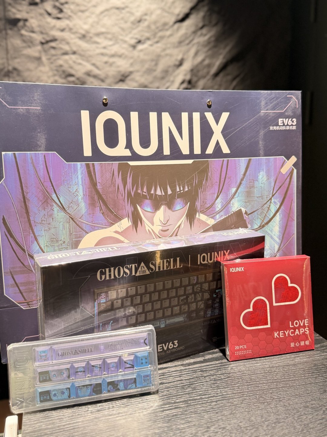 《攻壳机动队》新番开播,联名键盘官方渠道断货:1599元的IQUNIX EV63,IP粉有三条路线