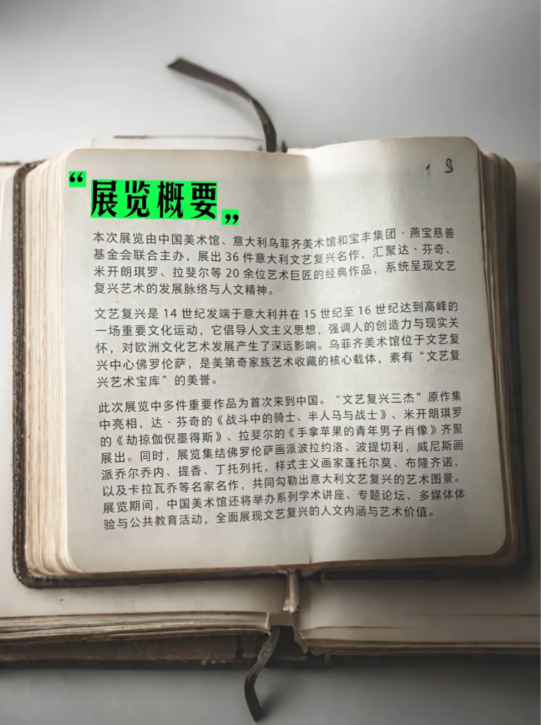中国美术馆“致敬巨匠”文艺复兴展最后7天观展决策指南:达芬奇真迹预期落差与值不值120元