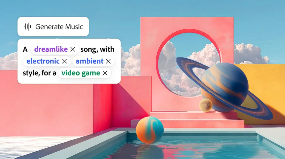 Adobe Firefly 能生成音乐、配音和音效了:怕 BGM 版权索赔的视频人,先想清楚再换