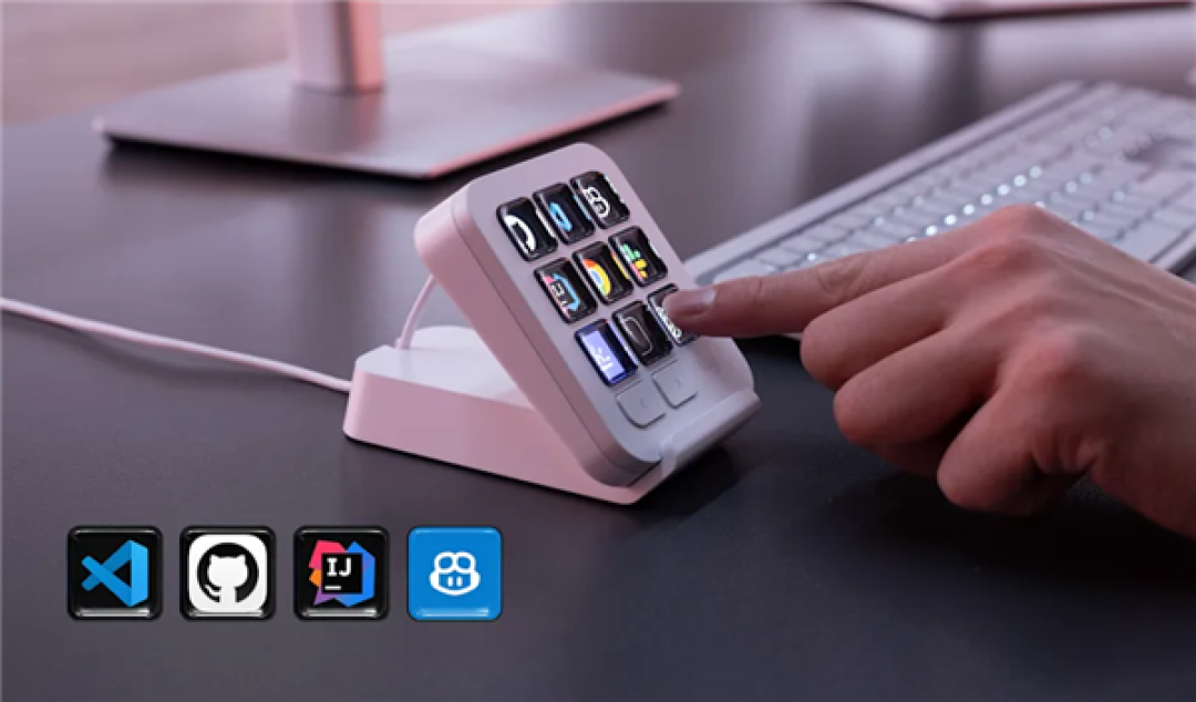 罗技发布MX Keypad控制台:带9个自定义全彩LCD键