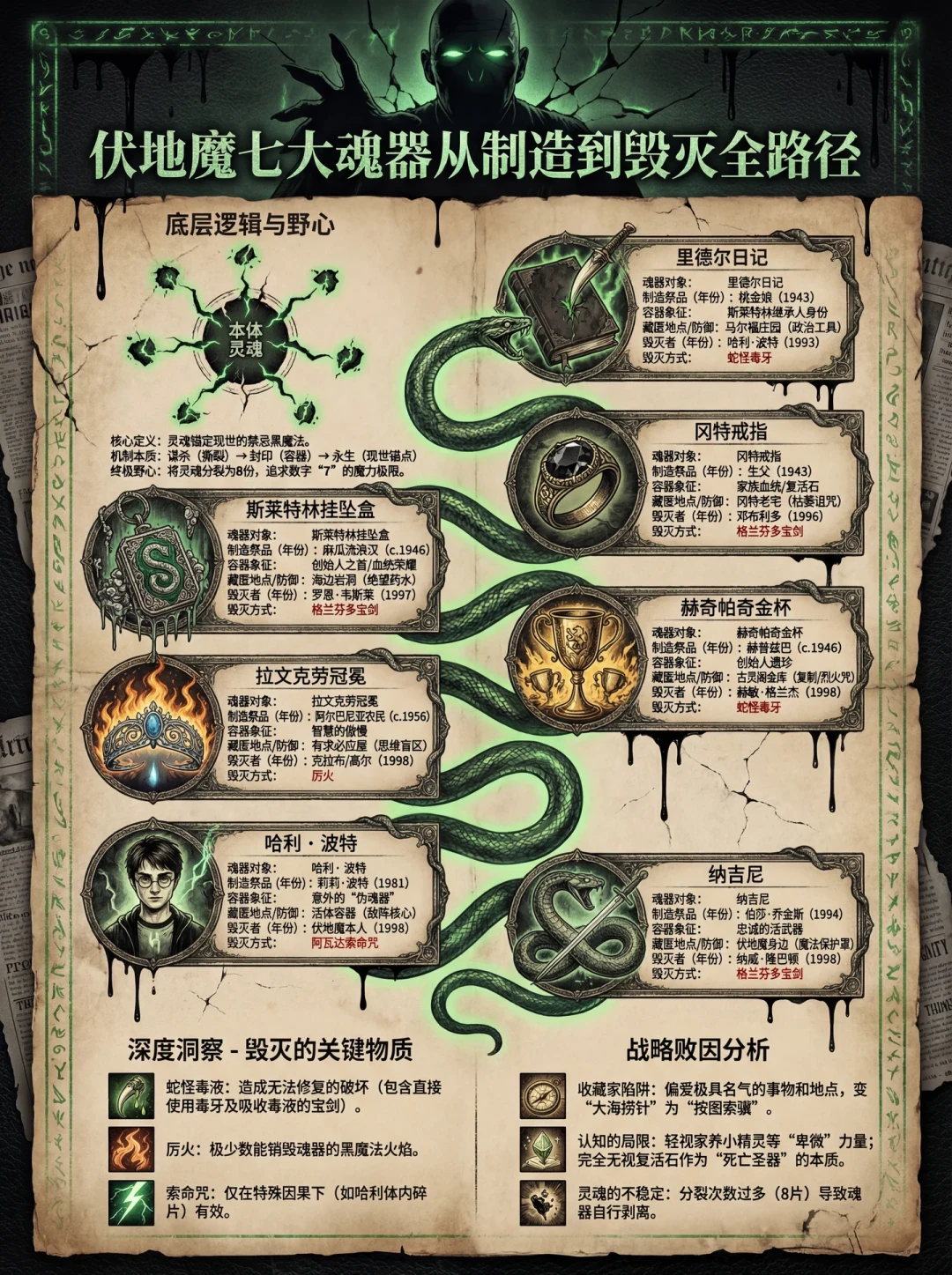 伏地魔的魂器为什么不扔海里?剧版开播前要补的三个误区