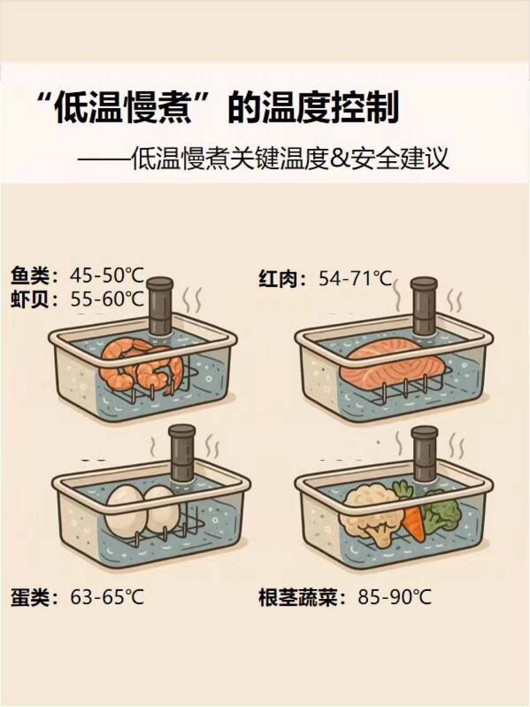 别被“零失败”骗了:夏天低温慢煮的5个隐形坑,附一份安全温度速查
