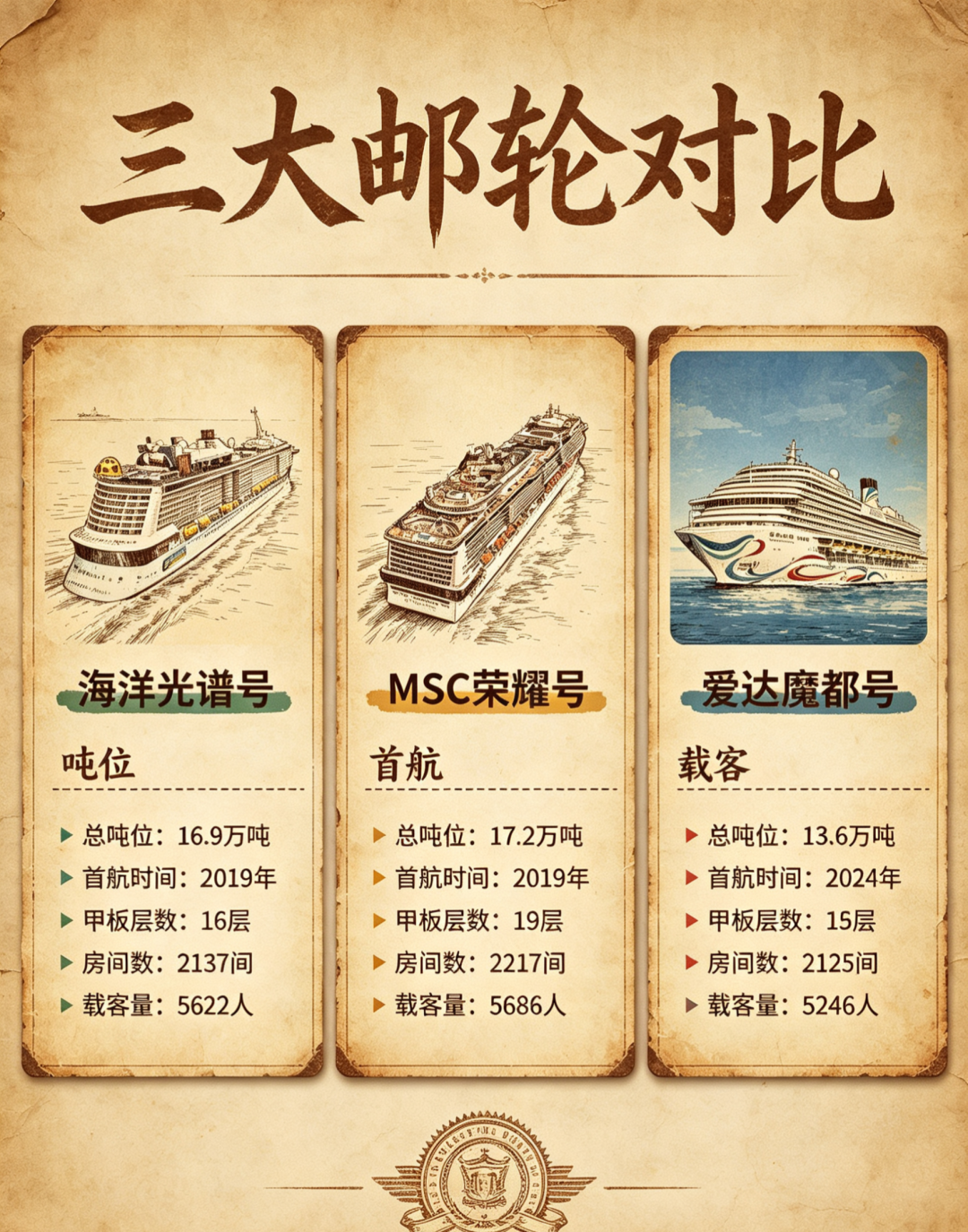 MSC荣耀号国庆航次进入涨价期:内舱、阳台房还是游艇会,我翻完全网真实测评帮你算了这笔账