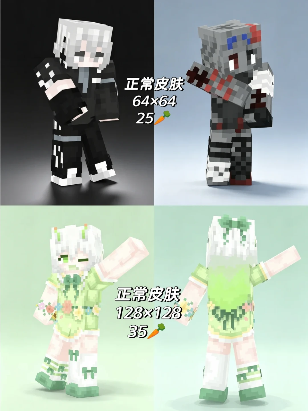 Minecraft皮肤,自己画还是找人约稿?全网工具、价位和避坑整理完,结论在这张表里