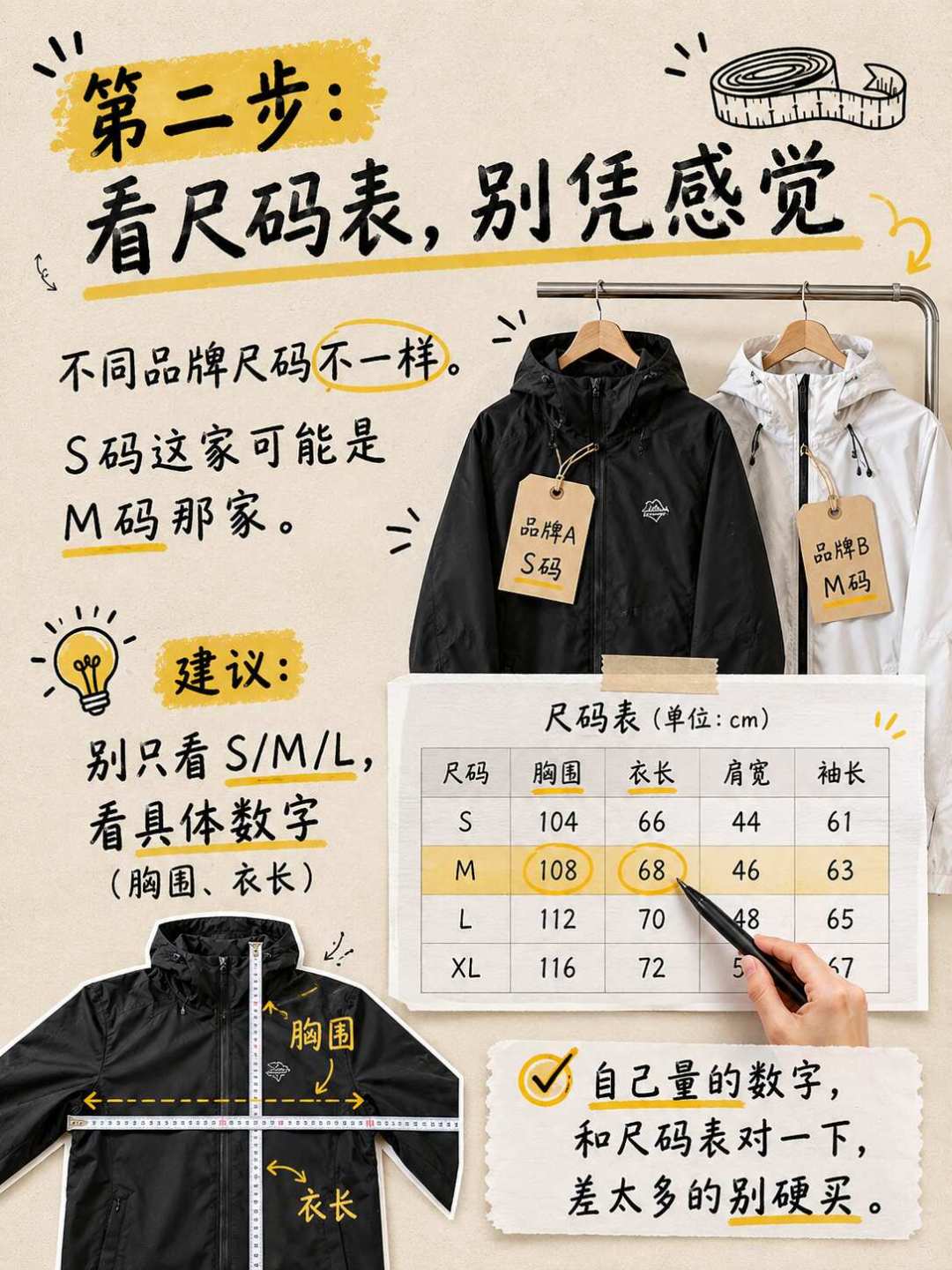 冲锋衣反季最划算,但尺码得在穿T恤时定:三合一、硬壳、通勤不是一套标准