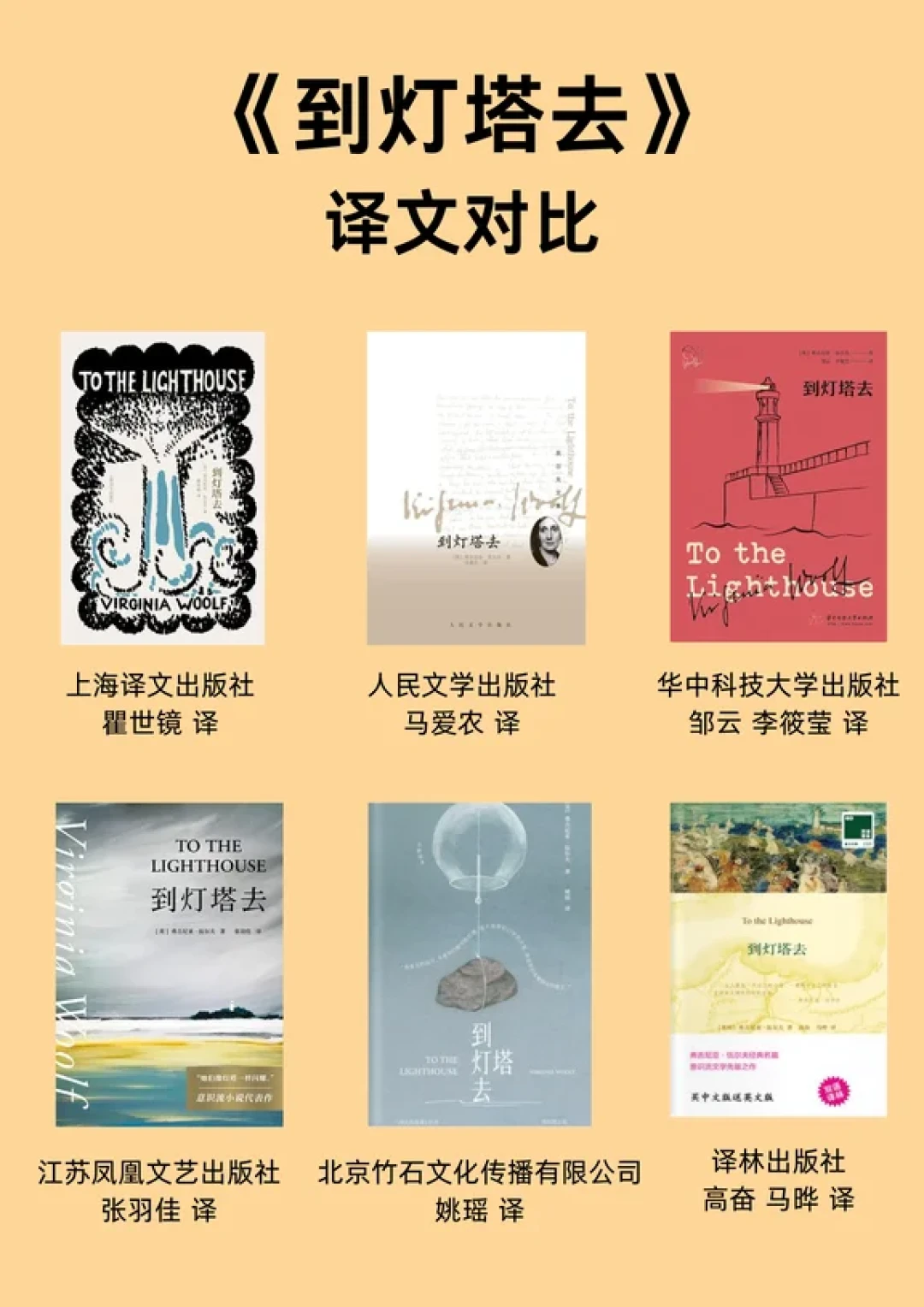 《到灯塔去》读不下去?先别怀疑自己,问题可能出在译本和方法上