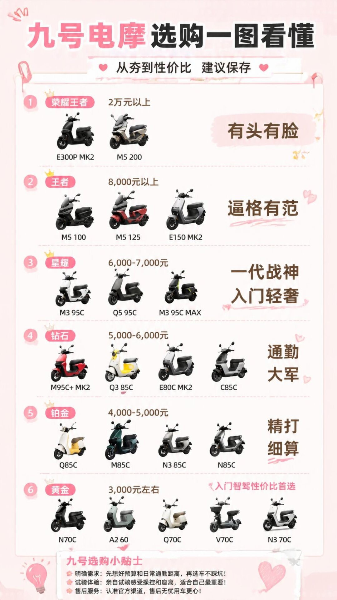 九号车型乱到UP主专门开系列来讲:开学季入手前,先搞懂“类别、数字、铭牌”