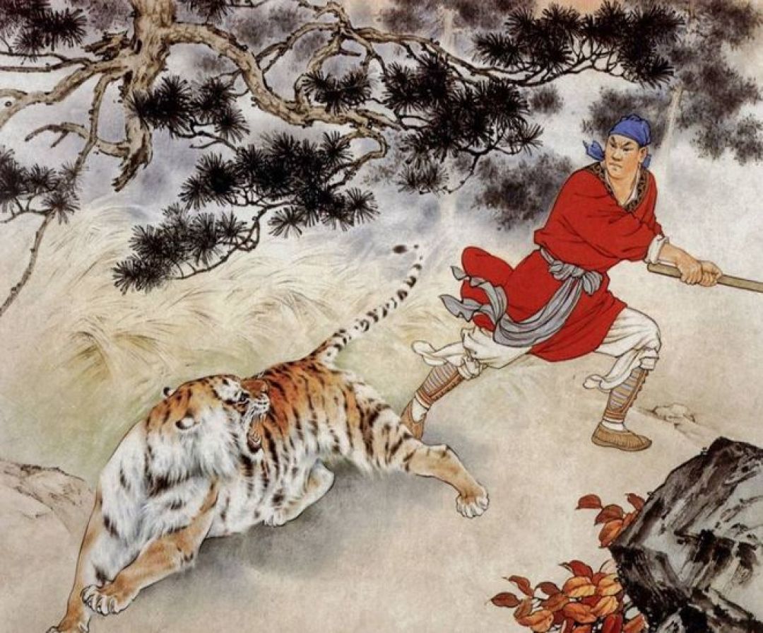 武松打虎一回提了18次哨棒?我把原著逐句数了一遍,金圣叹370年前就编了号