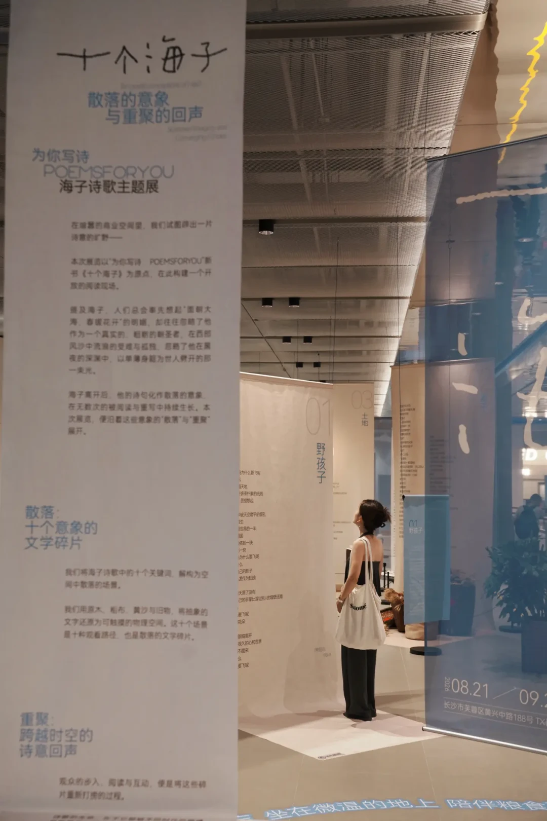 今夏的德令哈又属于海子了:长沙免费展开到9/27,朝圣者晒出真实账单,想买海子诗集先核对这三本
