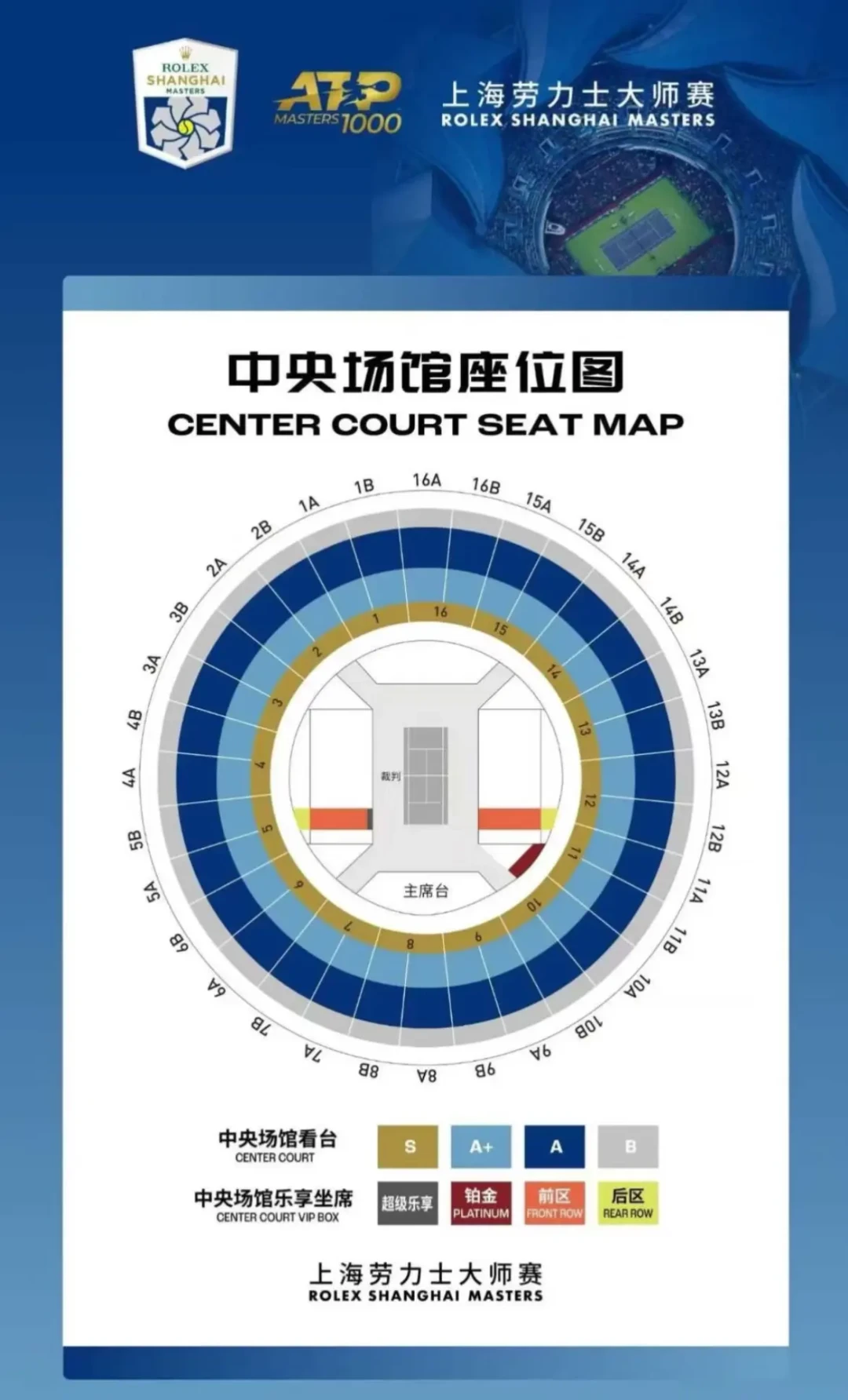 费德勒之夜被抢光、连B档票都售罄:今年上海劳力士大师赛怎么买票,先想清楚