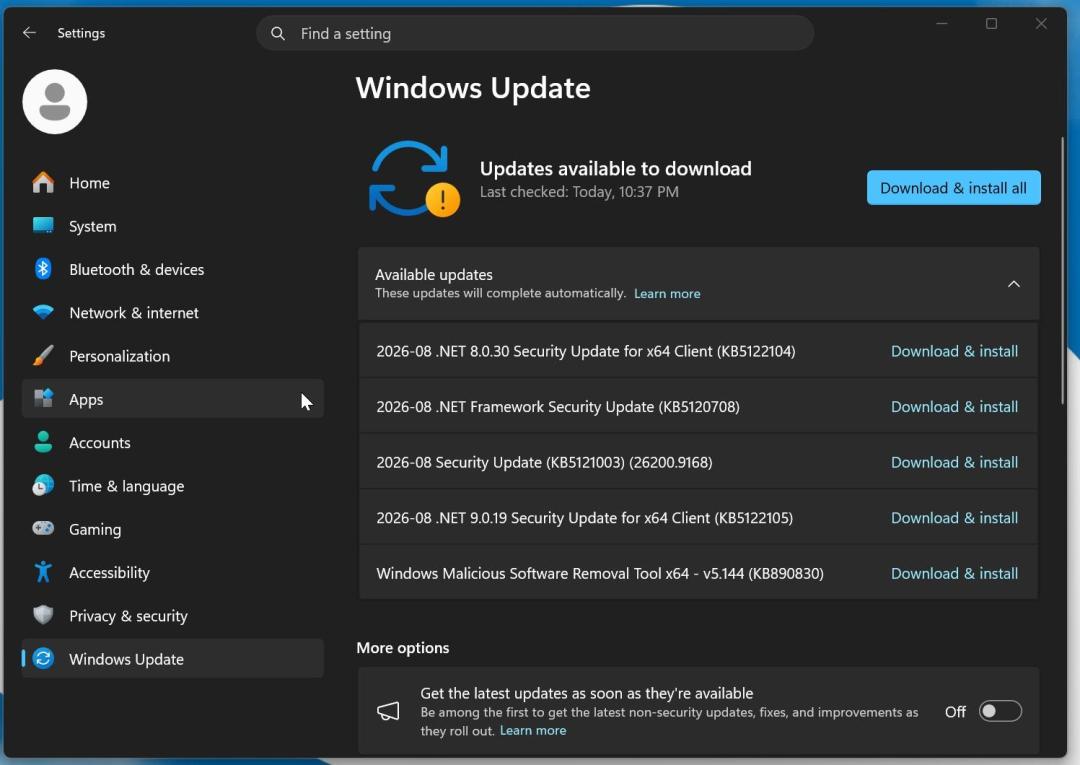 开学季入手Surface被8月补丁坑了?Outlook、Teams在ARM机上打不开,三种情况都给你说清了