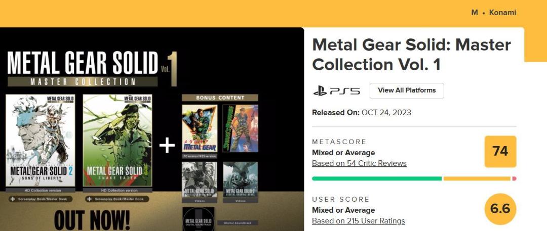 MGS4还有5天解禁:科乐美这次动的刀比你想的多,改动和保留的清单全给你对好了