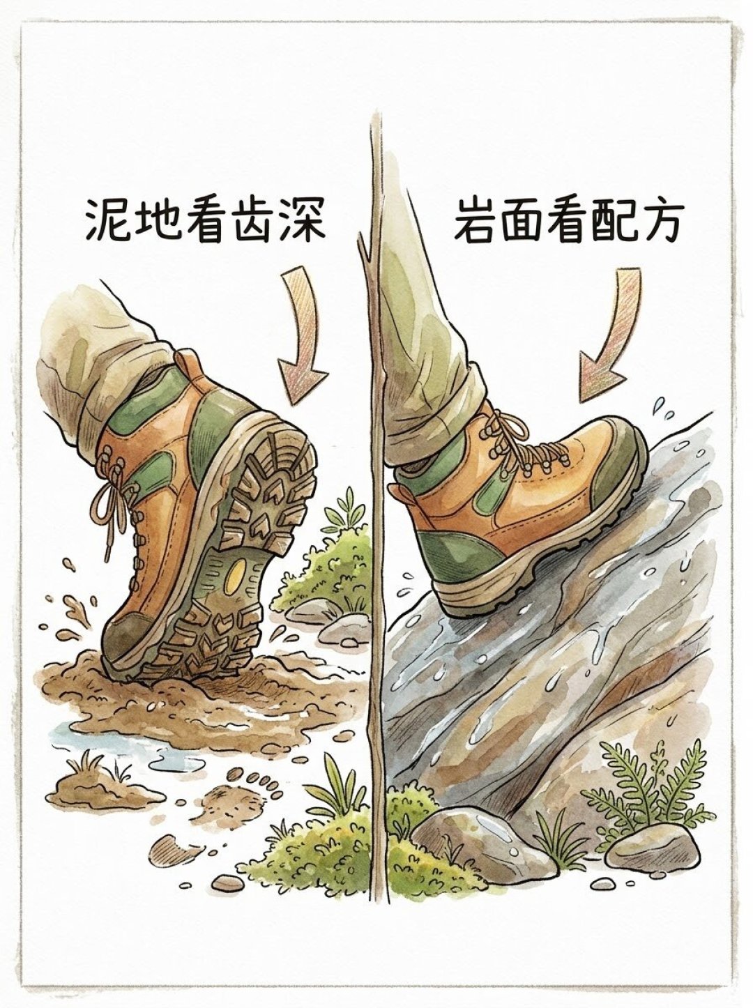黄色八角标不是防滑保险:买Vibram之前,先搞清楚你走什么路