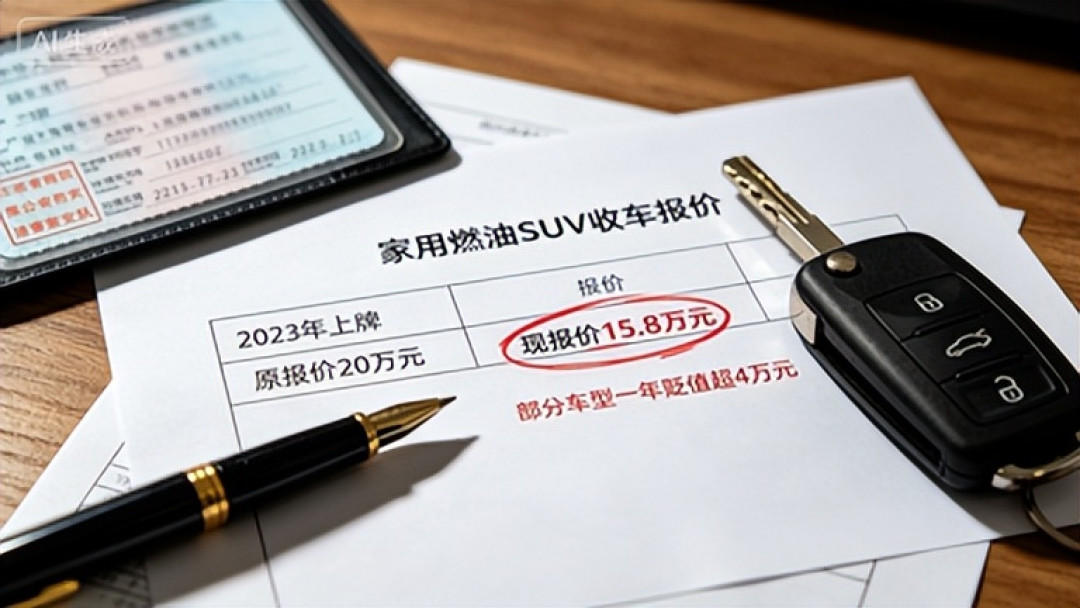 「亏在油钱,赚回保值」?燃油车三年保值率跌到46.07%,油车买家最后一张底牌被掀了