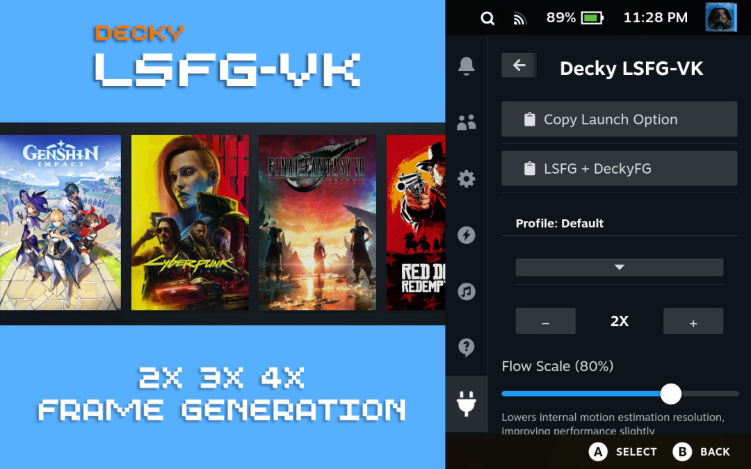 Steam Deck补帧三选一:4天两个大版本的MAKO、商店里的小黄鸭、免费FSR4,谁适合你一次说清
