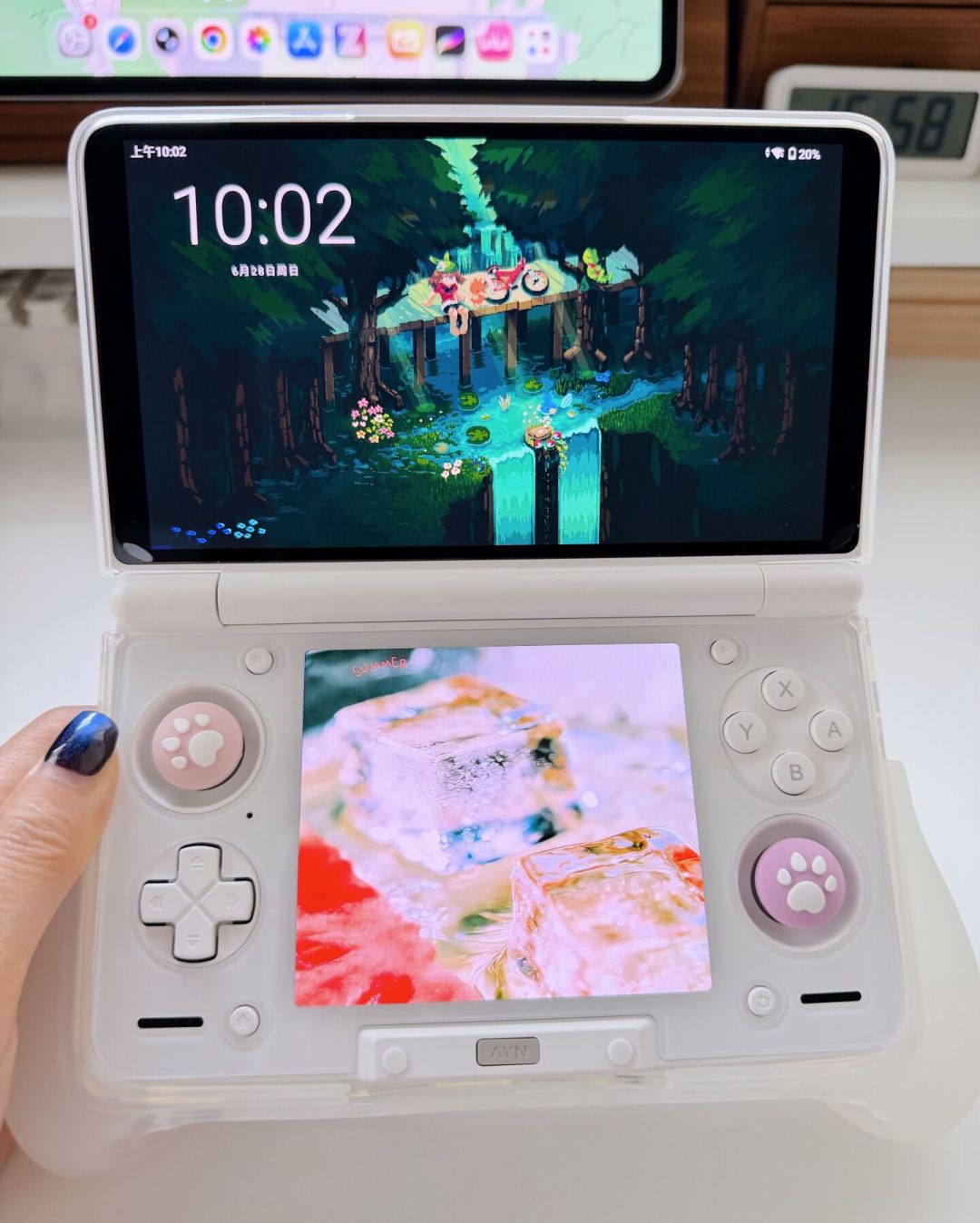 AYN索尔到手后,第二块屏只用来玩3DS?社区摸出来的6种用法才算真用上