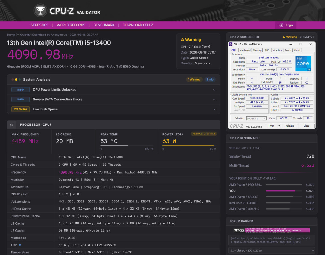 CPU-Z 3.01新增「极限超频」验证:9.2GHz世界纪录怎么认证,榜单离你有多远?