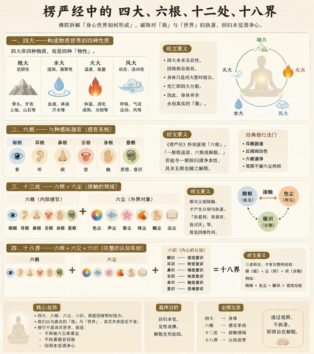 《楞严经》六万多字,到底跟谁读?我把全网的注本和讲经合集都过了一遍