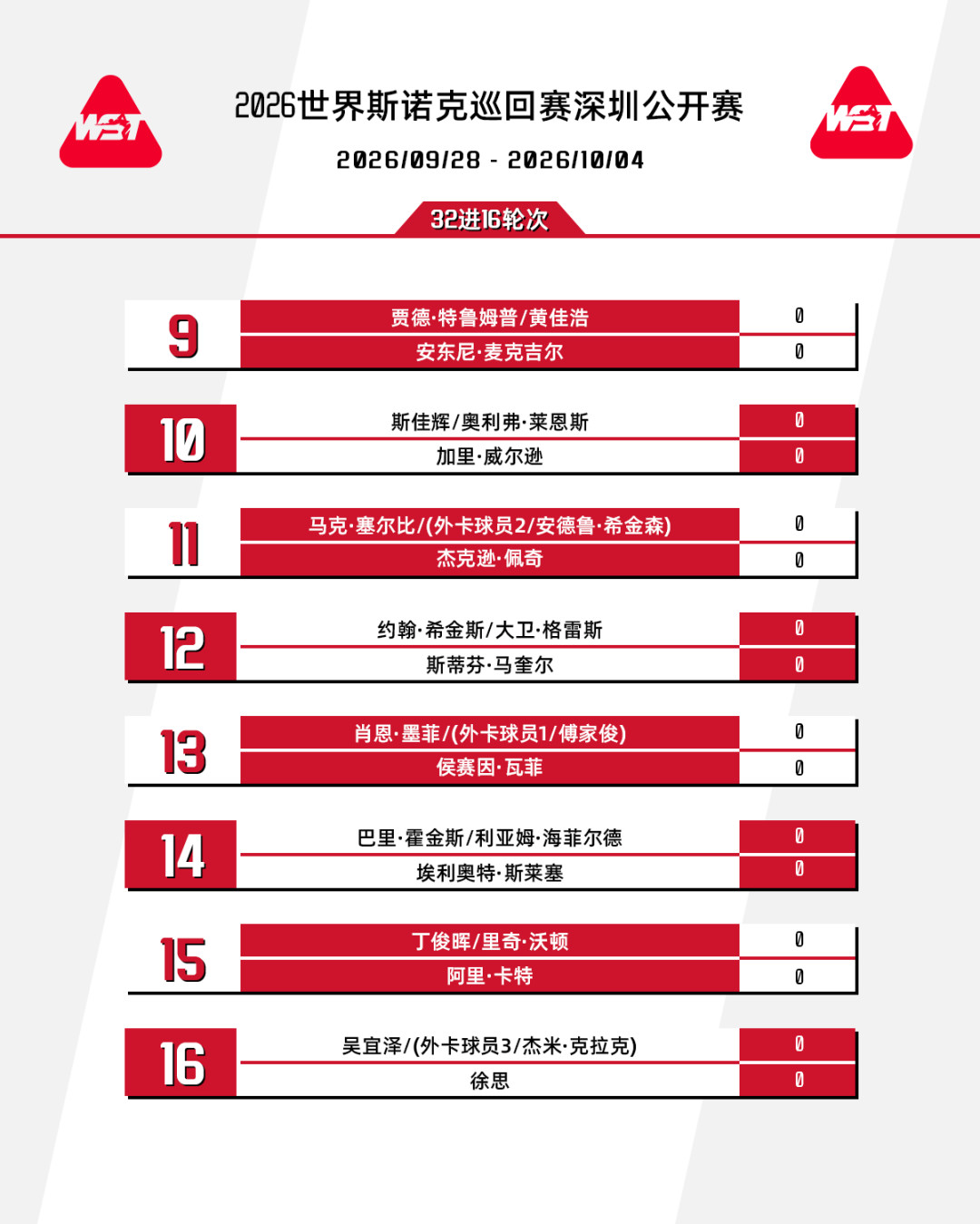 傅家俊深圳公开赛赛程出炉:48岁神奇小子的两个“主场”,赢一场就遇墨菲