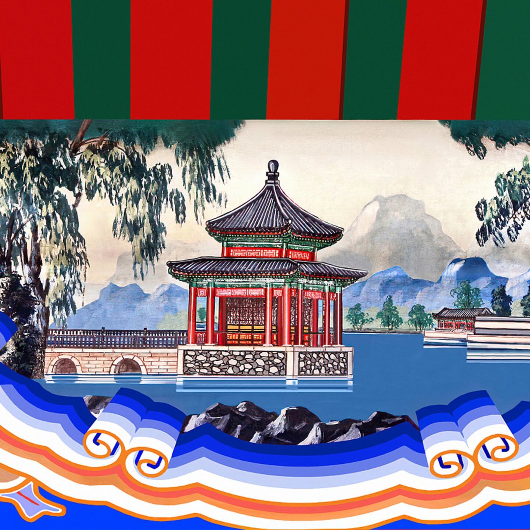 颐和园长廊的14000幅彩画,是