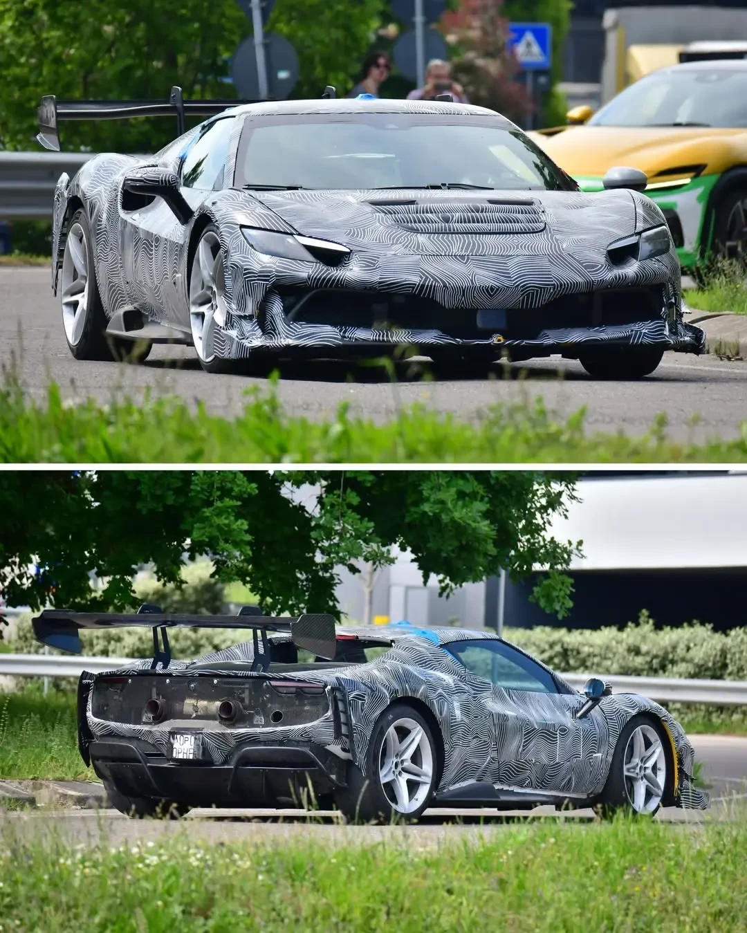 别和880马力的Speciale搞混:11月首发的296 Challenge Stradale,是法拉利装上牌照的赛车