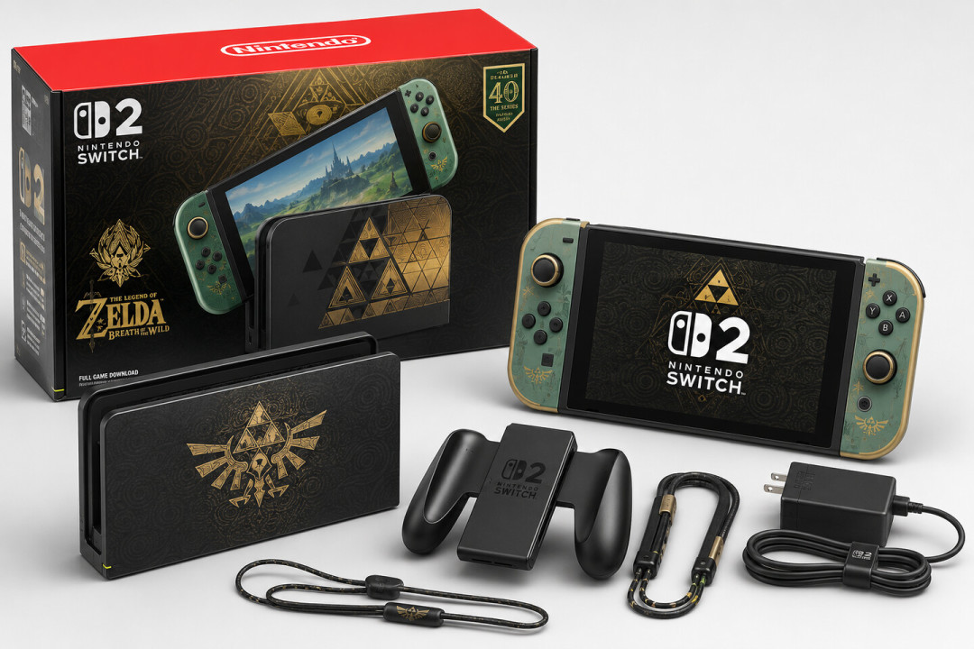塞尔达 40 周年限定 NS2 被