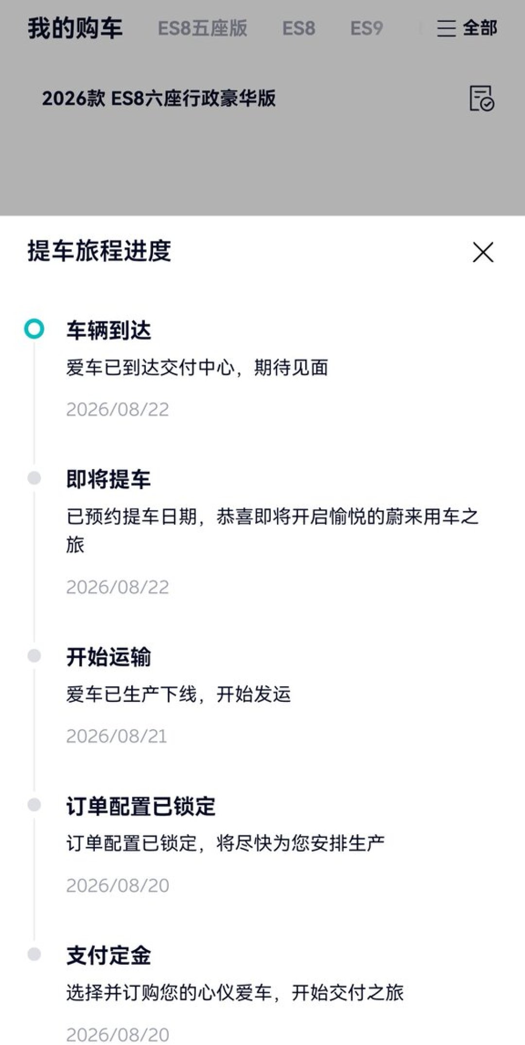 ES8提车彻底反转了:从“要明年才提车”到现车48小时提,新车卖到27万区间,8月窗口收尾前先把这两本账算清