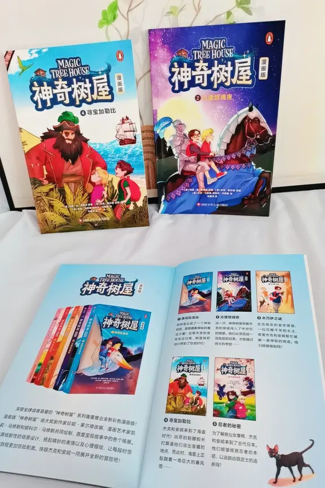 《神奇树屋》漫画版1-5册上架:读不进文字版的孩子,它是救星还是又一波营销?下单前先看这3个判断