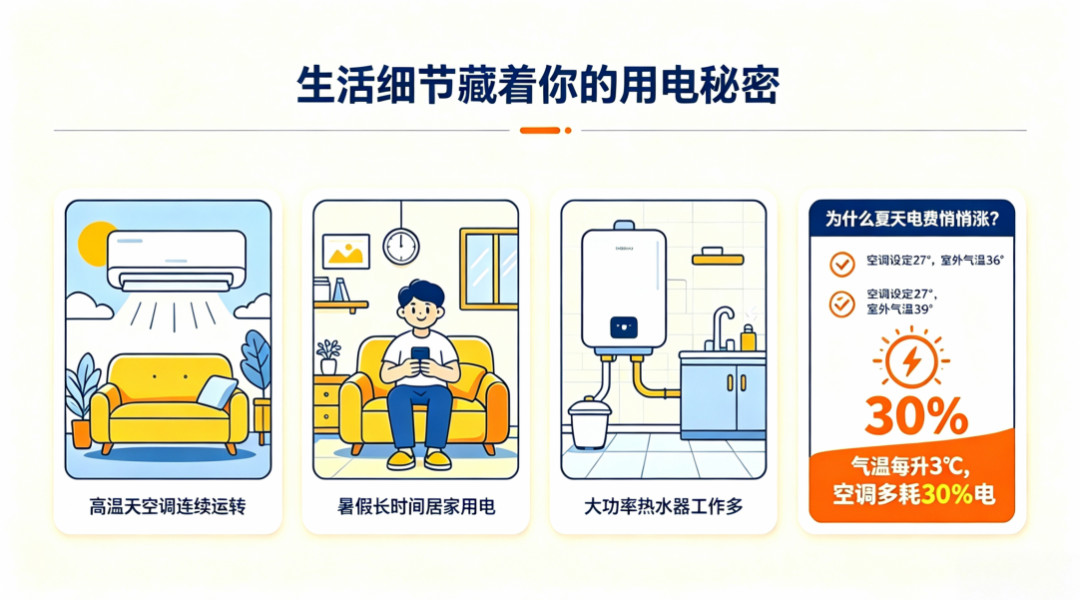 电费翻了倍,不是电价涨了:阶梯电价的年度“便宜额度”,正被秋老虎烧掉