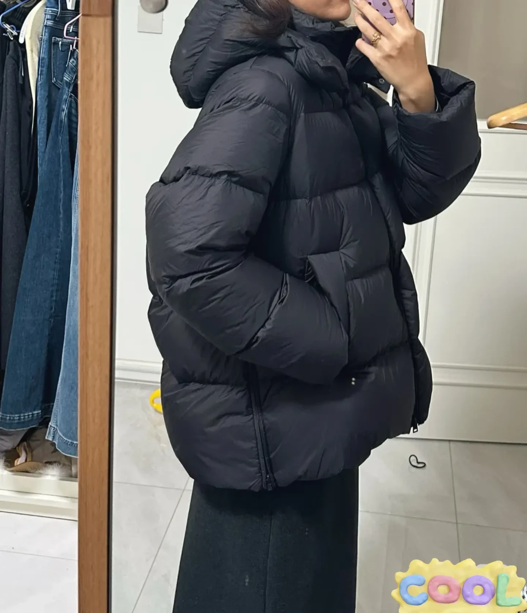 江南布衣反季羽绒服低至2.5折:蹲