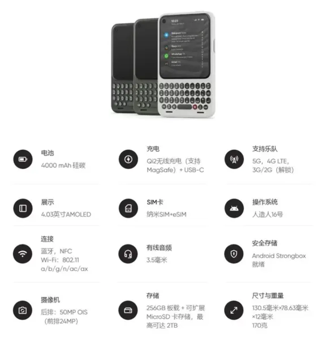 华为阔直板让黑莓Passport重回视野：2026年的6台