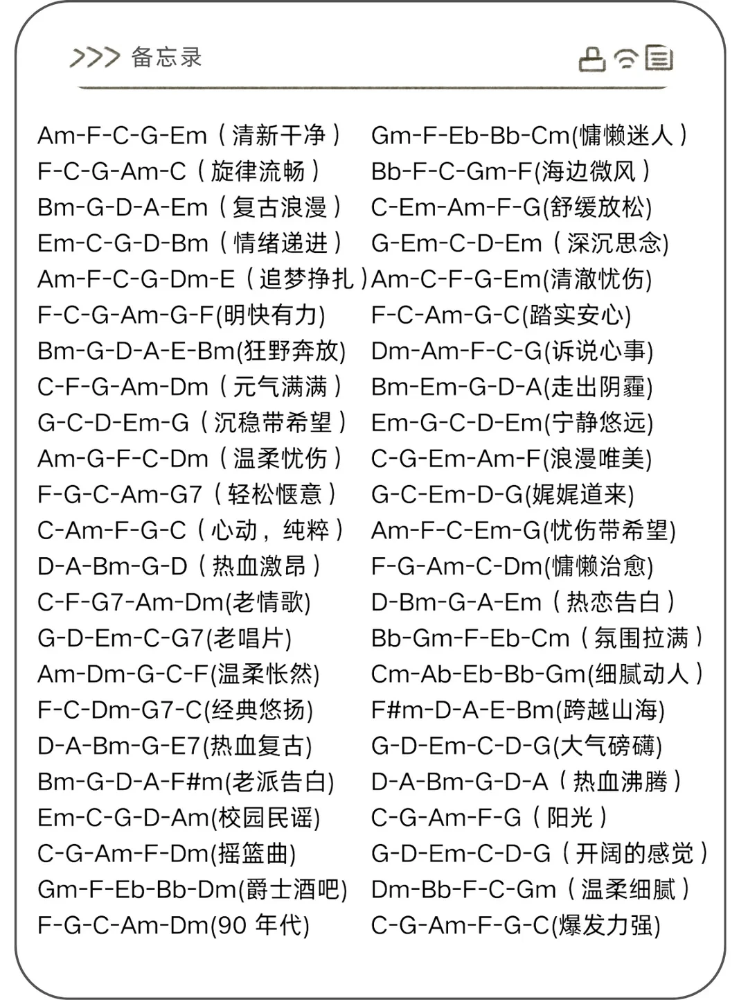 收藏了一百个和弦进行还是不会弹?收藏/点赞同步破万的套路帖,欠你的是这3件事