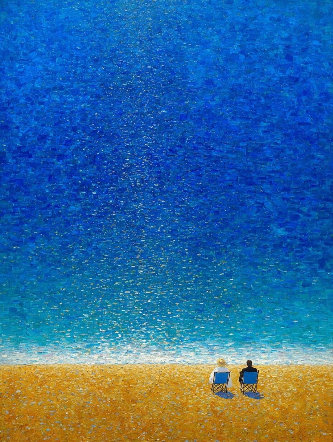 想亲手画幅海景挂家里?先看清油画棒、肌理画、水彩、油画这四条路的成本与坑
