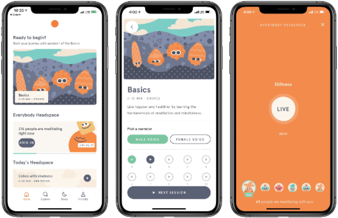 被Netflix种草Headspace的人,多半不知道:它的核心课程在B站能免费“上完”