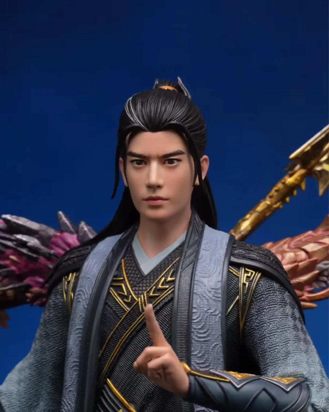 铜师傅韩立风雷翅雕像今晚亮相:限量2700体,改12次从