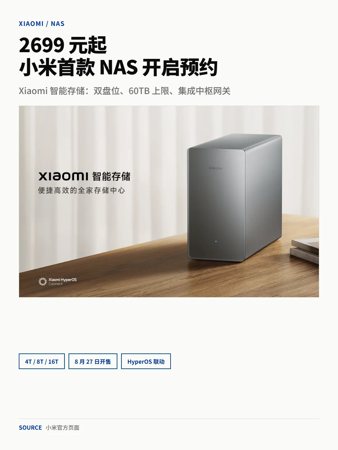 小米第一台NAS 27日10点开卖，海康代工：我把3C实锤、首月口碑和姊妹机都对了一遍，四类人该不该冲说清楚