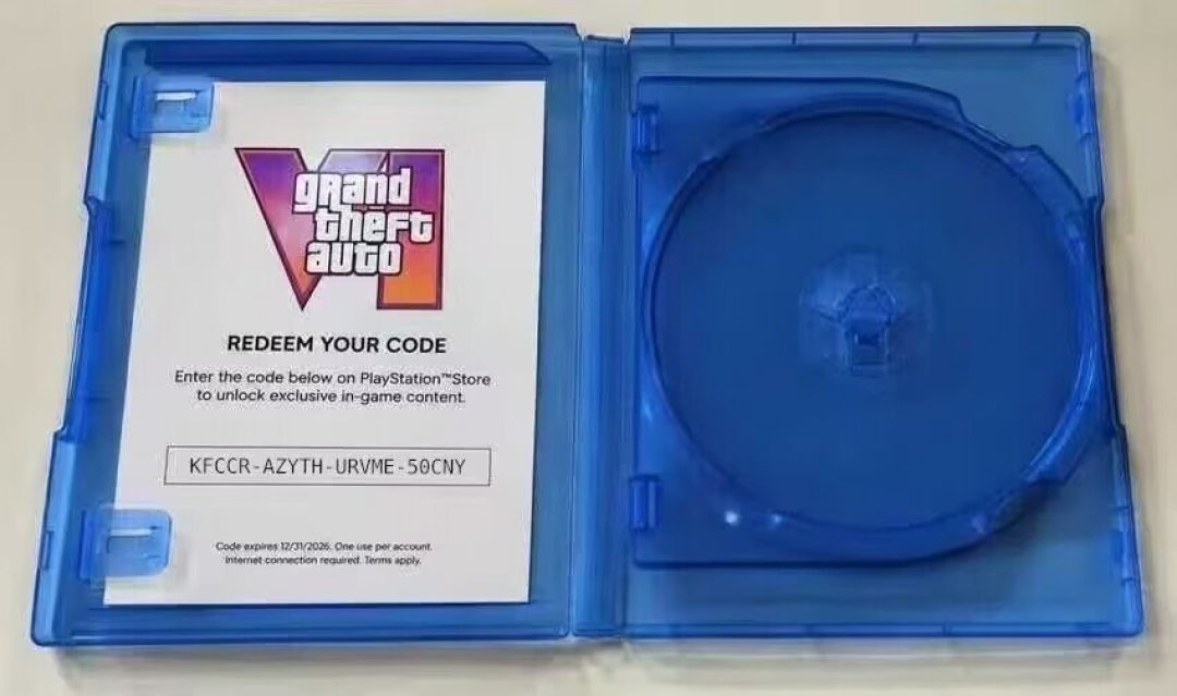 GTA6实体版是个空盒子:里面只有一串激活码,零售商拒售、2028年光盘停产,实体党有三条买法