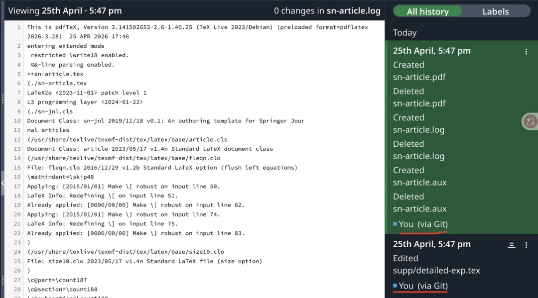 Overleaf 的 AI 一天只给 10 次?写论文的人已经把 Claude Code 接进自己的论文了