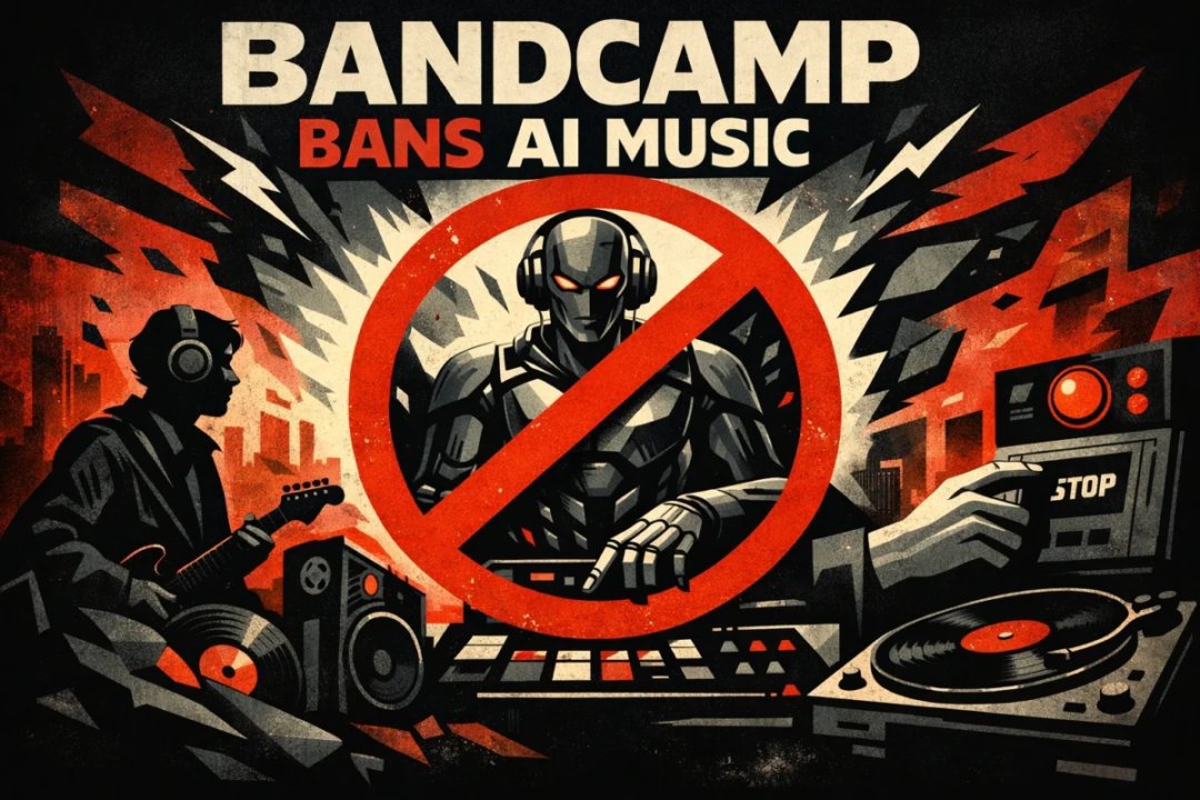 Bandcamp 禁了 AI 音乐,但 AI 专辑还在混进来:掏钱之前,这 4 个判断帮你避坑