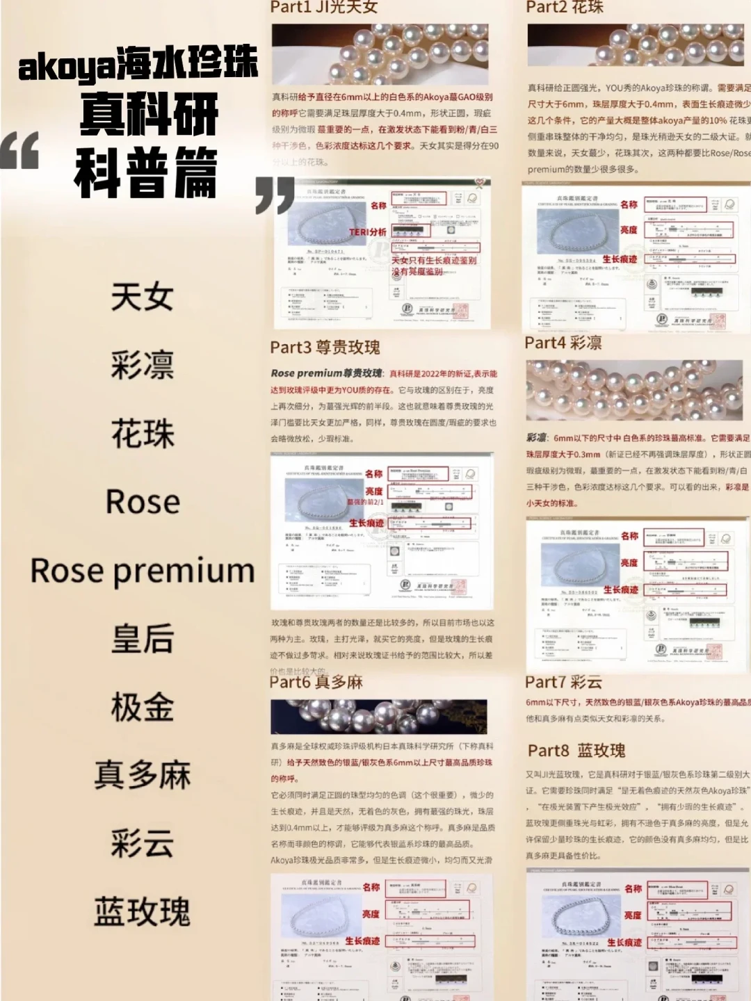 同一颗珍珠,改个名字贵一倍:我把珍珠圈的“好听词”翻译了一遍,只有3种值得加钱