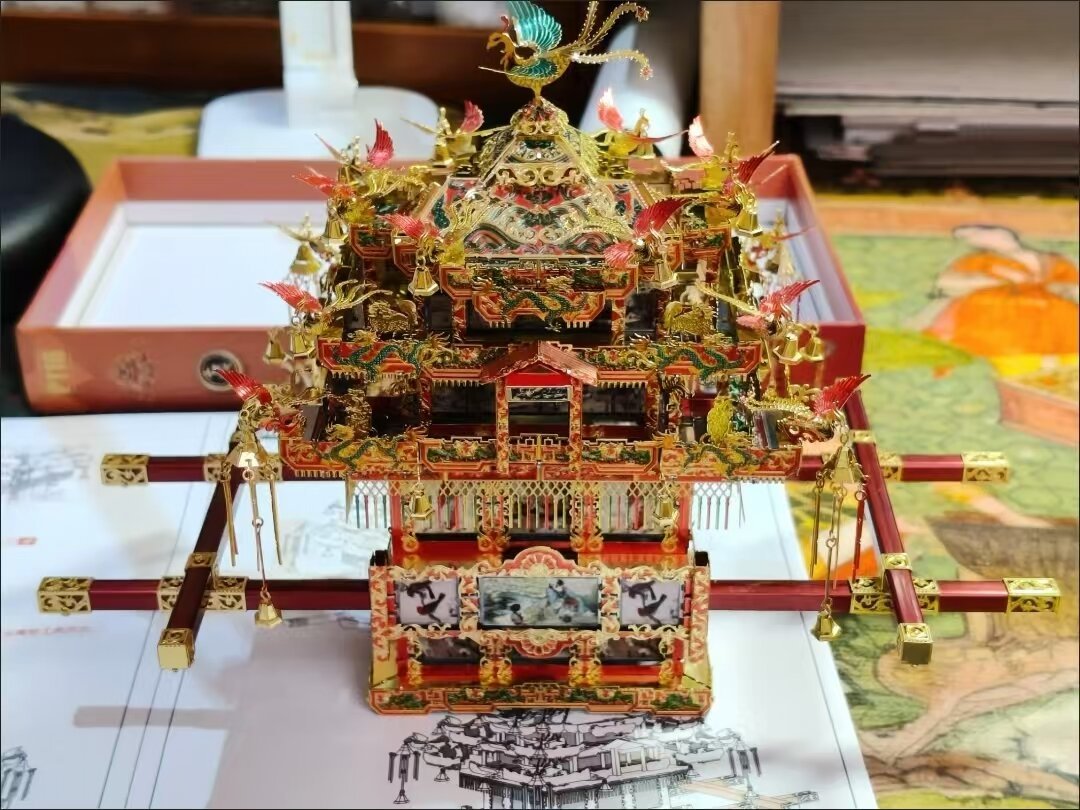 找人拼一顶凤冠,工费600到900元:金属拼图代拼的行情、门道和两类坑