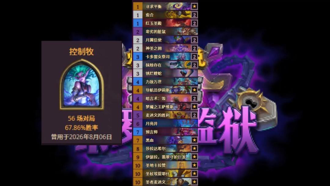 36.2.2 把三大 T1 全砍了,控制卡组的好日子真来了?补丁后第 6 天实测:哪套能上分、哪套是娱乐、返尘怎么处理