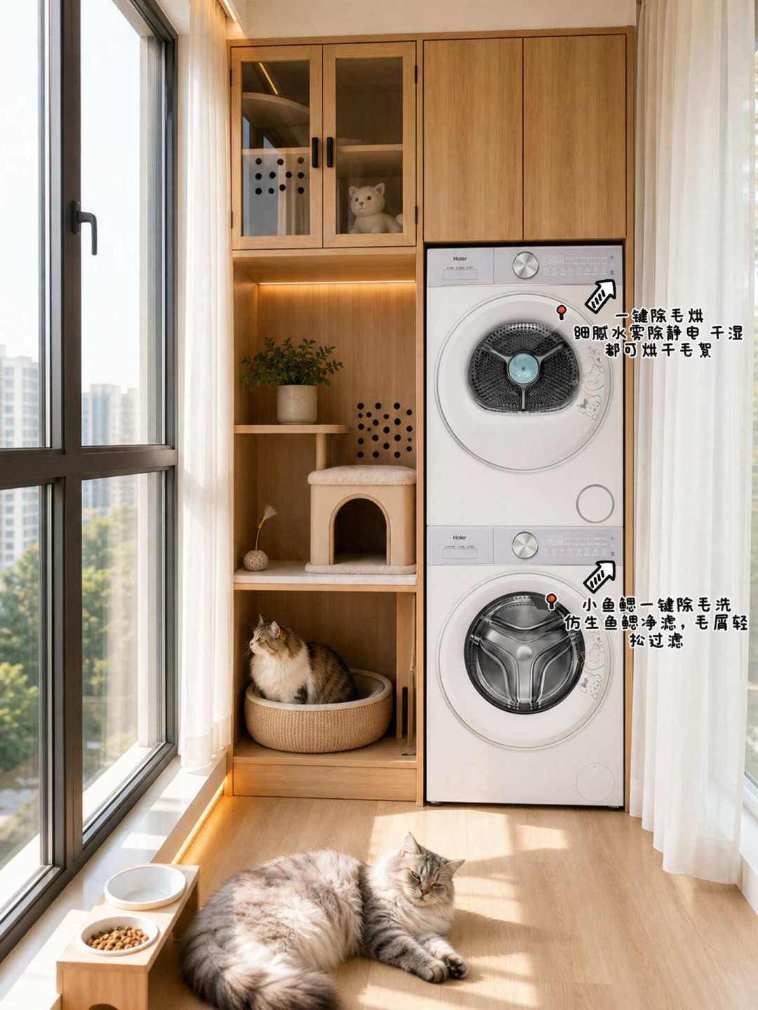 海尔把洗衣机搬进亚宠展:毛白白除毛洗衣机是不是智商税,先搞懂