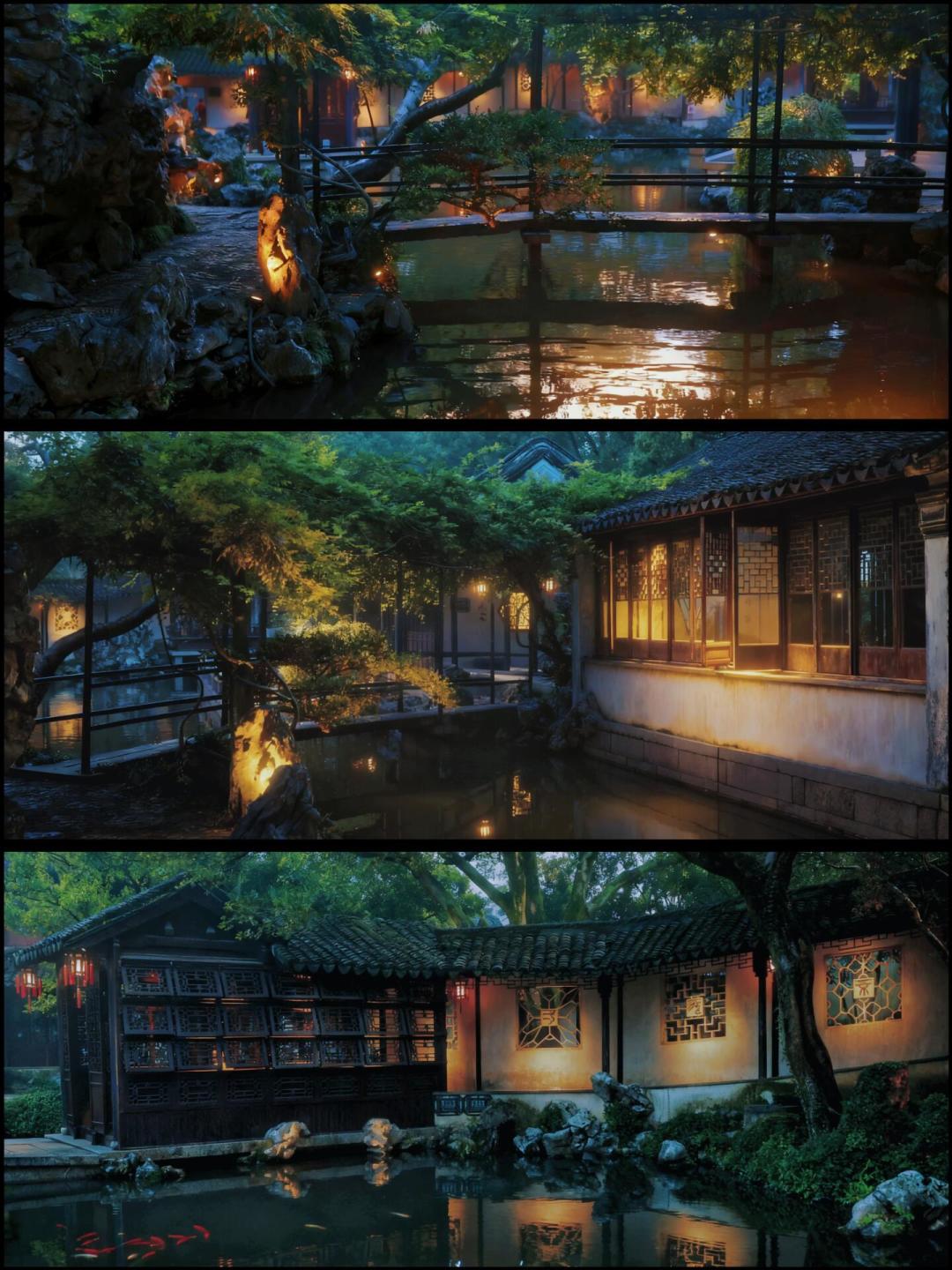 退思园夜游台风后恢复:50元逛世遗园林夜场,限时开到10月底,去不去、怎么花?