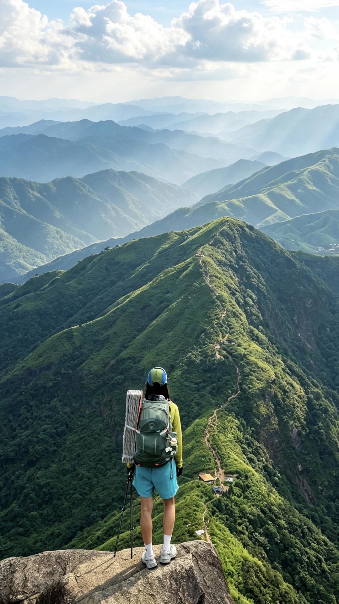 格聂8月火出圈，但不建议把它当第一次多日登山：武功山反穿到格聂的难度差，一次算清
