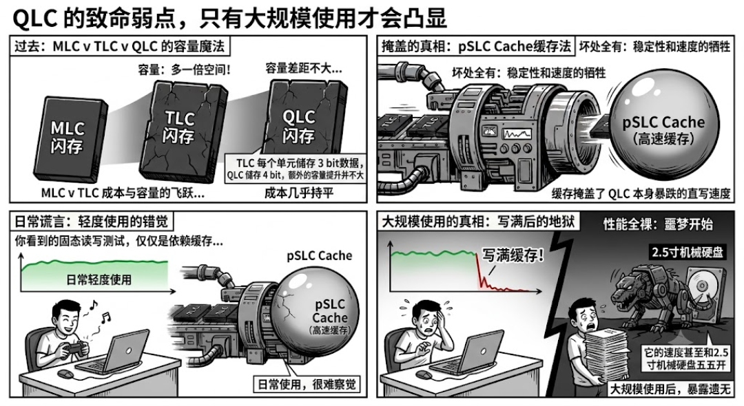 固态硬盘翻倍，大船翻倍：有人说“2030年前永恒牛市”，小米说“下半年趋缓”——我把双方说法和供给侧时间表对了一遍，给等硬盘降价的NAS用户理出几个值得盯的信号