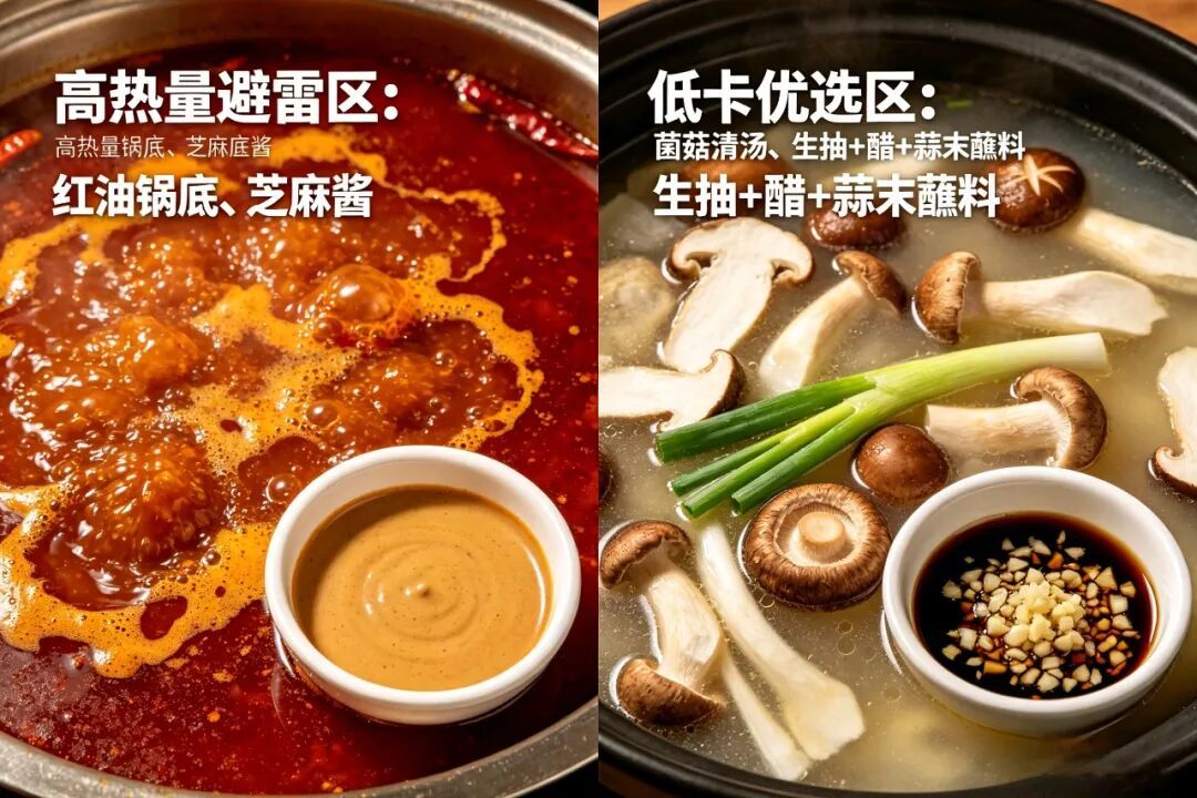 2800赞的减脂麻辣烫点单帖,和另一篇爆帖打架了:我把30种常见食材对了一遍,算了热量和性价比两笔账——真正的坑只有3处,汤底、丸子、蘸料